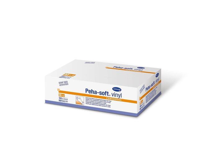 Peha-soft® винил без прах - Нестерилен, в картонени кутии - Vel. XL - 100 броя