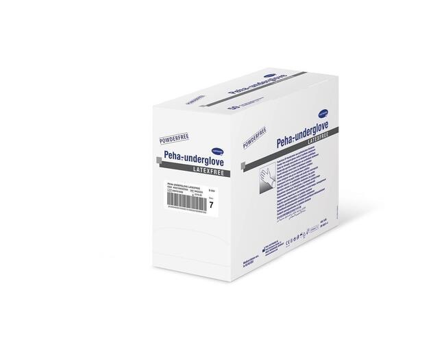 Peha-underglove® cimdi - sterili, bez lateksa, bez pulvera - 8 1/2 izmērs - 50 pāri