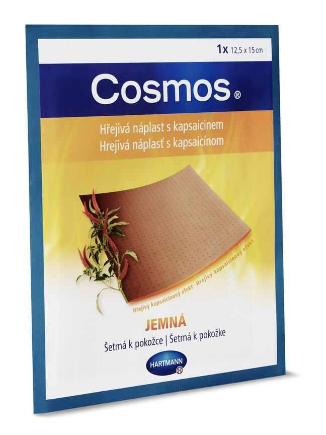 Plasture de încălzire Cosmos cu capsaicină moale 12.5cm x 15cm