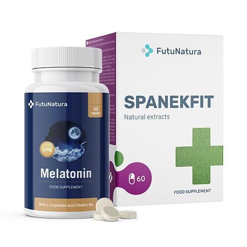 Ξεκούραστος ύπνος: Μελατονίνη + Spanekfit