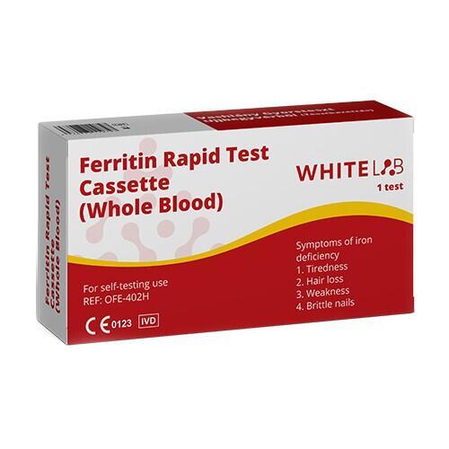 Rapid iron deficiency test - ferritin (from blood)