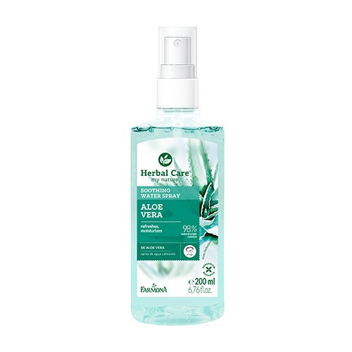 Refreshing spray with aloe vera