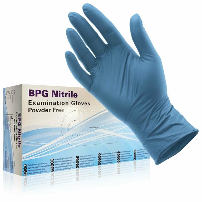 Bezpudrowe rękawice nitrylowe Meditech BPG nitrile XL - 100 szt.