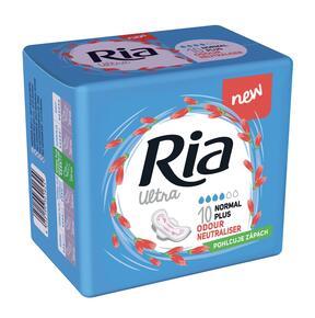 Ria Ultra Normal Plus с крила, с капацитет за абсорбиране на миризми