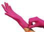 Różowe, bezpudrowe rękawice nitrylowe MAXTER XS