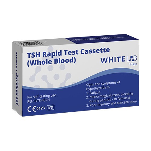 Rýchly test štítnej žľazy – hormón TSH (z krvi)