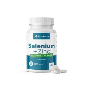 Selén + zinok + vitamíny