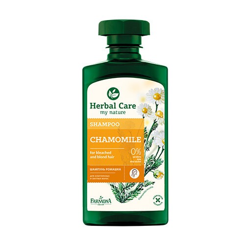 Shampoo for bleached and light hair with chamomile