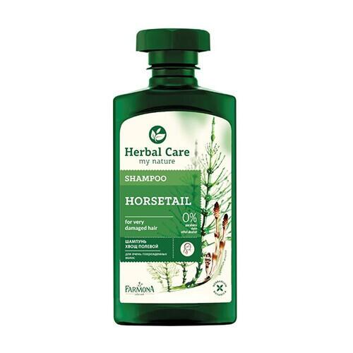 Shampoo til tørt og skadet hår med padderok
