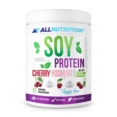 Proteína de soja - cereza y yogur