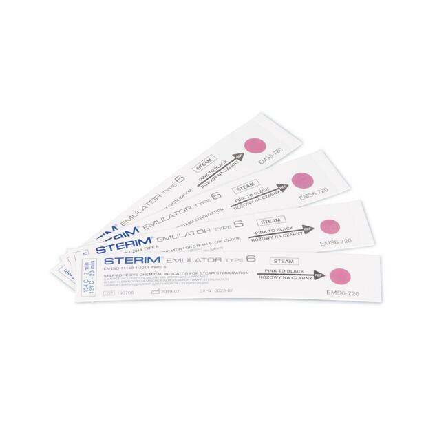 STERIM chemical tests for control of steam sterilization type 6 EMS6-720