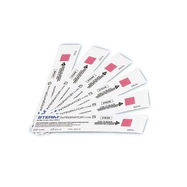 STERIM Integrator zintegrowane testy chemiczne do kontroli sterylizacji parowej typ 5 250szt.