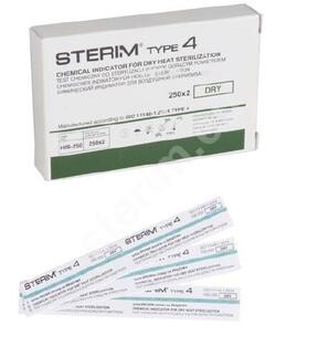 STERIM® karšto oro sterilizavimo kontroliniai testai - 500 vnt