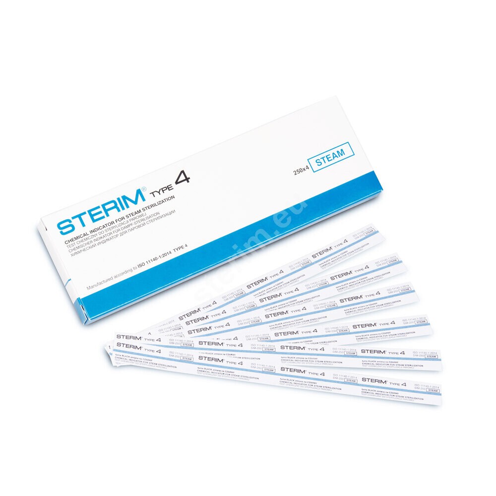 STERIM® kemijski testovi za provjeru sterilizacije parom tip 4 - 1000 kom.