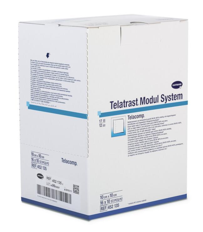 Telacomp unsteril 10cm x 10cm 16 Lagen
