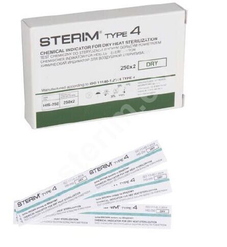 Test di sterilizzazione ad aria calda STERIM 500 pz.