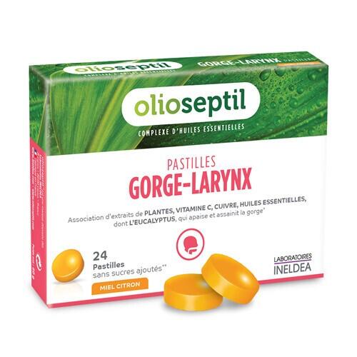 Throat lozenges, honey-lemon flavour
