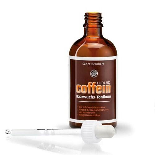 Tonico per una crescita più rapida dei capelli con caffeina