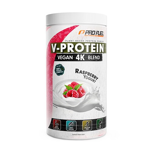 V-Protein Classic vegansk protein - hindbæryoghurt