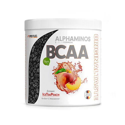 Vegan Alphaminos BCAA 2:1:1 - ledový čaj broskev