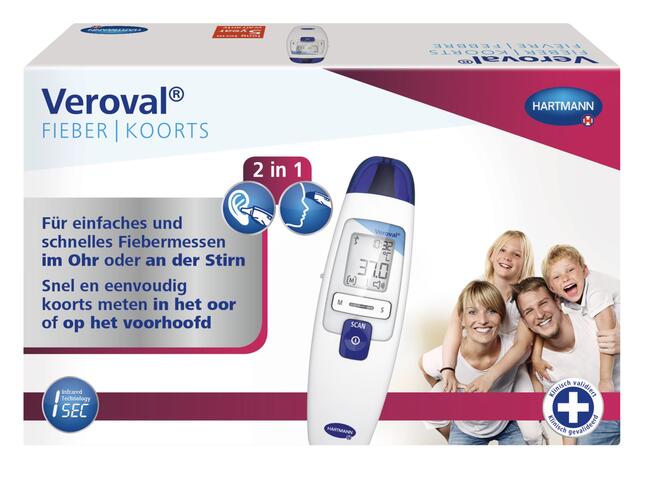 Veroval DS22 infrarood aanraakthermometer
