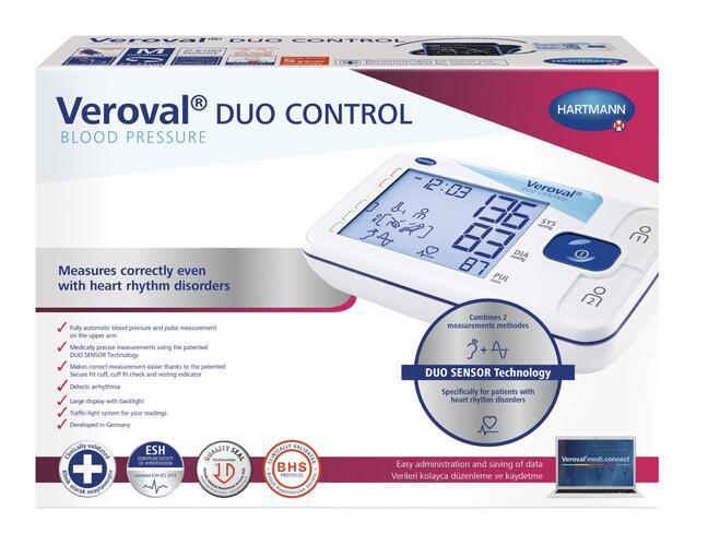 Veroval Duo Control ramenný tlakomer