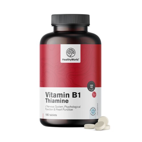 B1 vitamīns - tiamīns 100 mg