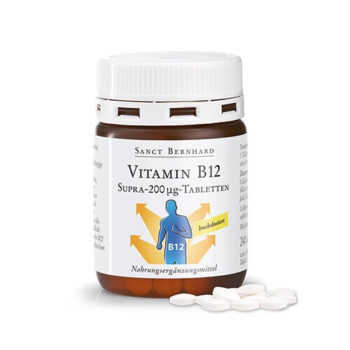 Vitamín B12 Supra, 200 μg