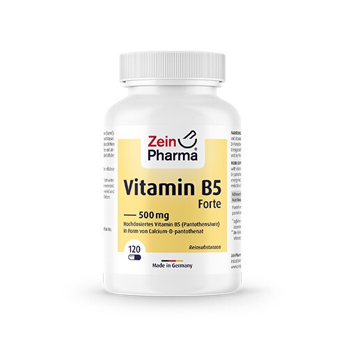 Vitamín B5 Forte, 500 mg