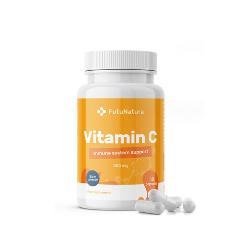 Gradual-release vitamin C