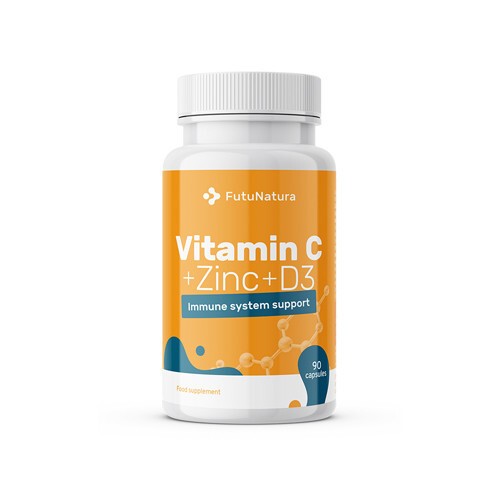 Vitamin C + zinek + vitamin D3