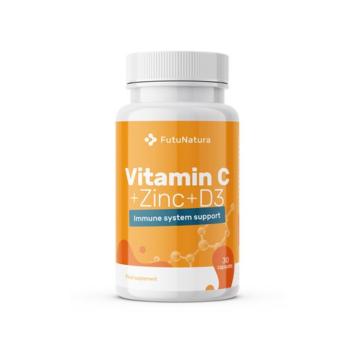 C-vitamin + zink + D3-vitamin