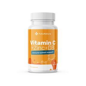 Βιταμίνη C + ψευδάργυρος + βιταμίνη D3
