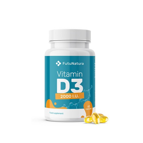 Витамин D3, 2000 IU