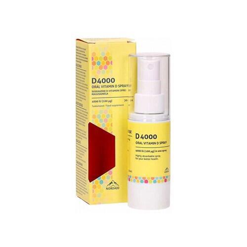 Vitamín D3, 4000 IU – sprej