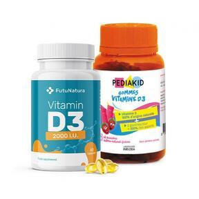 Vitamín D3 Family pack