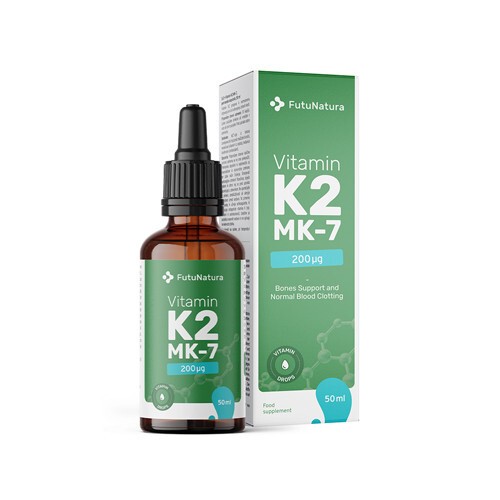Vitamin K2 MK-7 200 μg - v kapkách