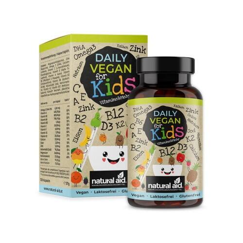 Vitamines et minéraux végétaliens pour les enfants