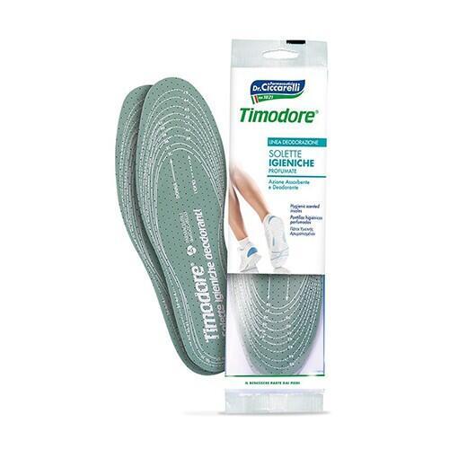 Shoe inserts with deodorant