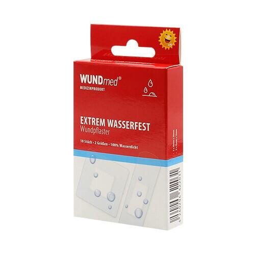 Waterproof plasters, transparent, 2 sizes