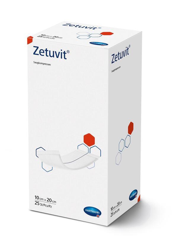Zetuvit® - steriel, individueel verzegeld - 13,5 x 25 cm - 10 stuks