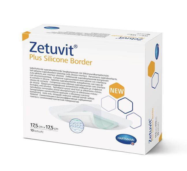 Zetuvit Plus Silicone Border 17,5cm x 17,5cm