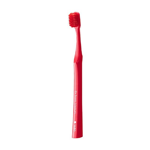 MEDIUM tandbørste, 1680 fibre - rød
