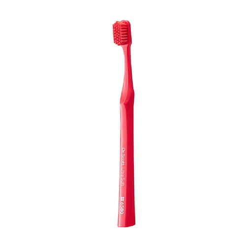 Cepillo de dientes ultrasuave, 6580 fibras - rojo