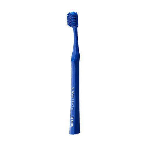 Szczoteczka do zębów Ultra Soft, 6580 włókien - niebieska