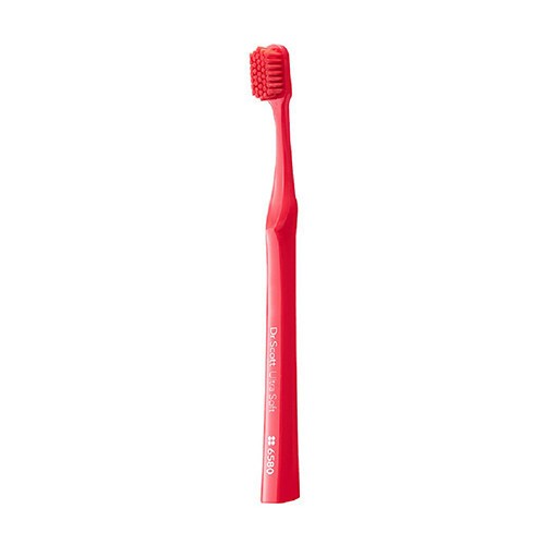Zubní kartáček Ultra Soft, 6580 vláken - červený